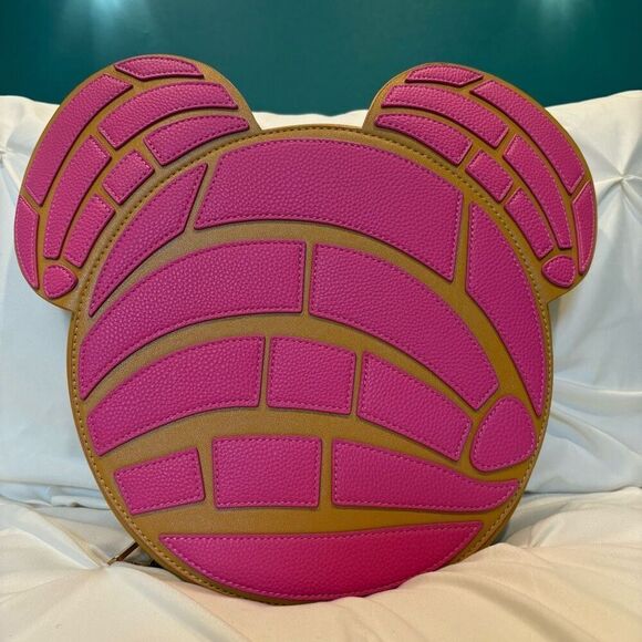 Backstitch Bruja Disney Mickey Concha Convertible Crossbody and Backpack Bag NEW - Picture 1 of 8